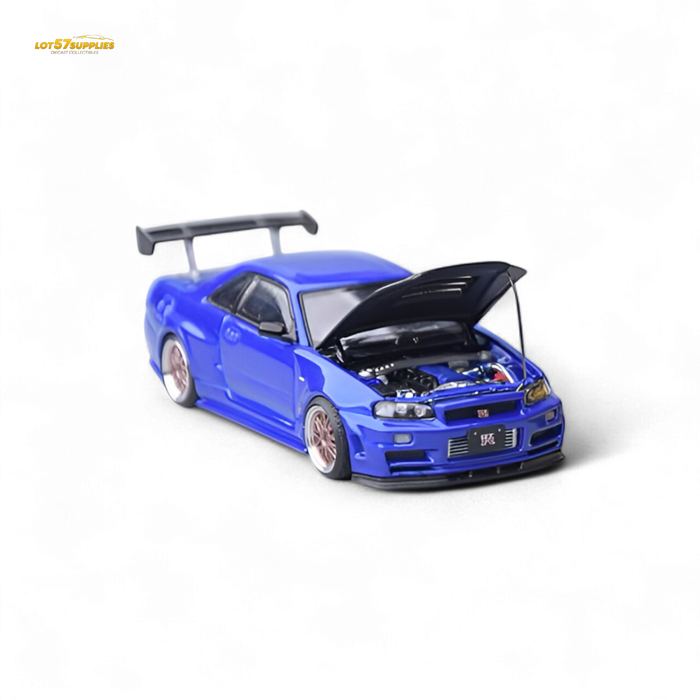Focal Horizon Skyline GT-R R34 Bayside Blue 1:64 - for just $38.99! 