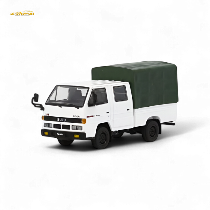 Model 1 Isuzu Covered Truck White 1:64 - for just $24.99! 