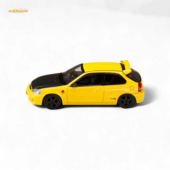 Hobby Japan Honda Civic EK9 Yellow 1:64 - for just $29.99! 