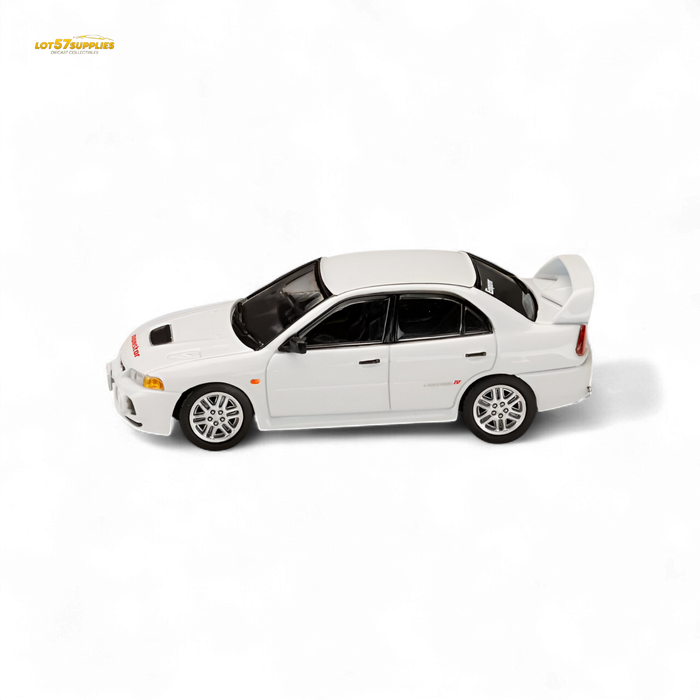 Hobby Japan Mitsubishi Lancer Evolution IV White 1:64 - for just $29.99! 