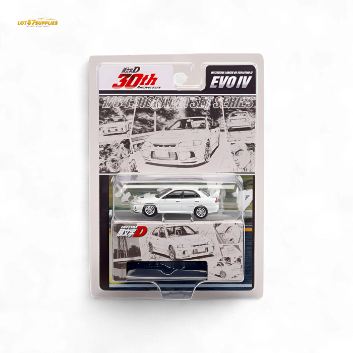 Hobby Japan Mitsubishi Lancer Evolution IV White 1:64 - for just $29.99! 