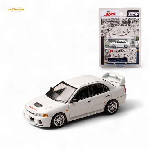 Hobby Japan Mitsubishi Lancer Evolution IV White 1:64 - for just $29.99! 