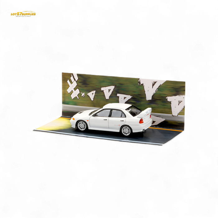 Hobby Japan Mitsubishi Lancer Evolution IV White 1:64 - for just $29.99! 