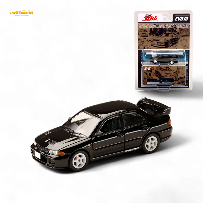 Hobby Japan Mitsubishi Lancer Evo III Black 1:64 - for just $29.99! 