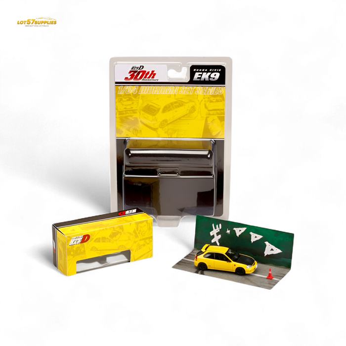 Hobby Japan Honda Civic EK9 Yellow 1:64 - for just $29.99! 