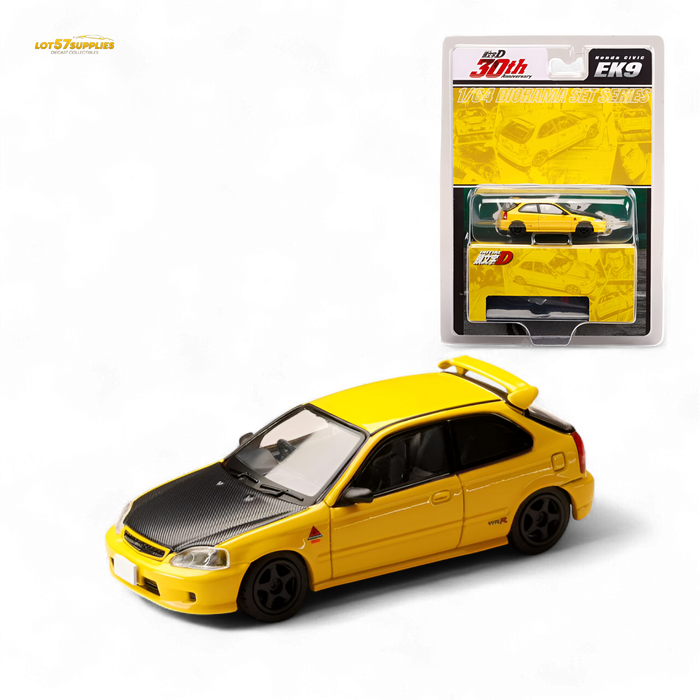 Hobby Japan Honda Civic EK9 Yellow 1:64 - for just $29.99! 
