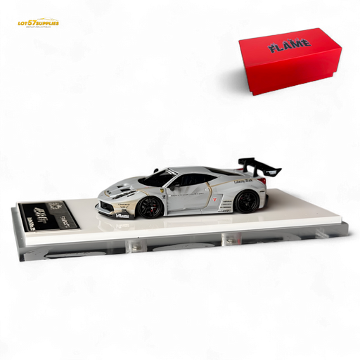 Flame LB458GT LB Wide-Body - Matte Grey 1:64 - for just $79.99! 