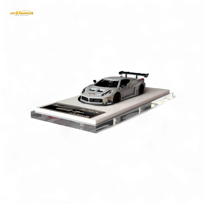 Flame LB458GT LB Wide-Body - Matte Grey 1:64 - for just $79.99! 