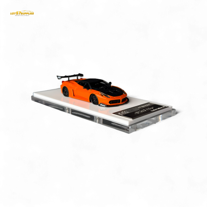 Flame Ferrari 458 LB Wide-Body Pearl Orange 1:64 - for just $79.99! 