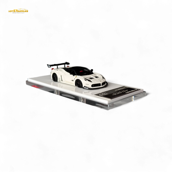 Flame Ferrari 458 GT LB Wide-Body - White 1:64 Resin - for just $79.99! 