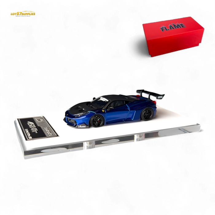 Flame Supercar LB458GT - Metallic Blue 1:64 Resin - for just $79.99! 
