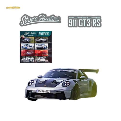 (Pre-Order) Stance Hunters Porsche 911 GT3 RS Nürburgring Livery 1:64 - for just $36.99! 