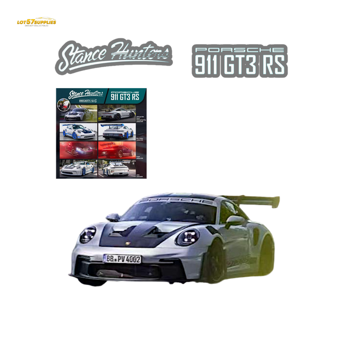 (Pre-Order) Stance Hunters Porsche 911 GT3 RS Nürburgring Livery 1:64 - for just $36.99! 