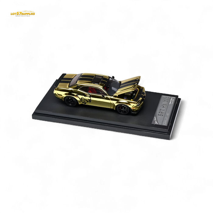 Stance Hunters Dodge Challenger SRT Hellcat Gold 1:64 - for just $39.99! 