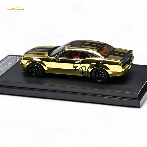 Stance Hunters Dodge Challenger SRT Hellcat Gold 1:64 - for just $39.99! 