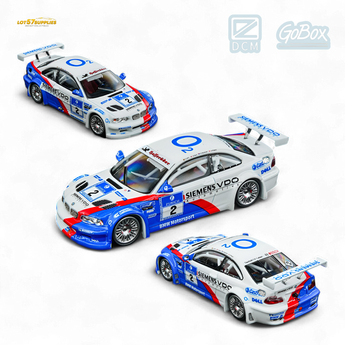 DCM & GOBOX M3 GTR E46 - SIEMENS 2 1:64 - for just $36.99! 