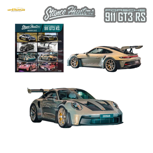 (Pre-Order) Stance Hunters Porsche 911 GT3 RS 992 Urban Bamboo 1:64 - for just $36.99! 