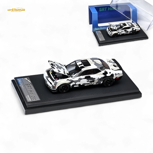 Stance Hunters Dodge Challenger SRT Hellcat Arctic Camo 1:64 - for just $39.99! 