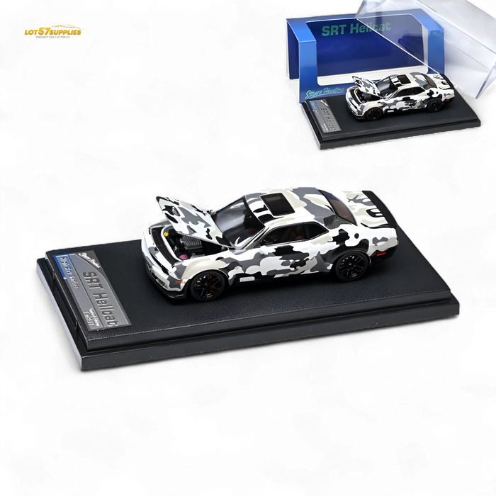 Stance Hunters Dodge Challenger SRT Hellcat Arctic Camo 1:64 - for just $39.99! 