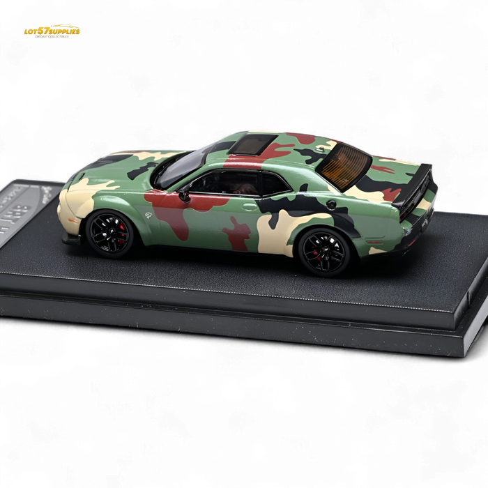 Stance Hunters Dodge Challenger SRT Hellcat Army Green 1:64 - for just $39.99! 