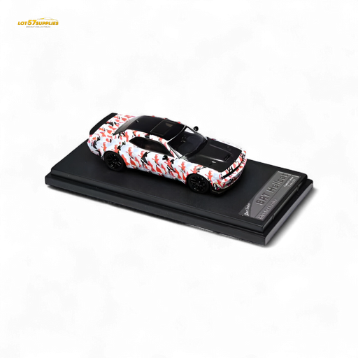 Stance Hunters Dodge Challenger SRT Hellcat Black - Red - White Camo 1:64 - for just $39.99! 