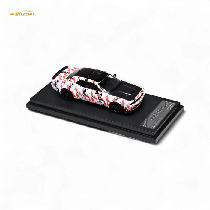 Stance Hunters Dodge Challenger SRT Hellcat Black - Red - White Camo 1:64 - for just $39.99! 