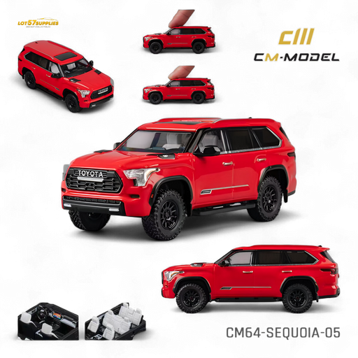 (Pre-Order) CM Model Toyota Sequoia Red 1:64 - for just $34.99! 