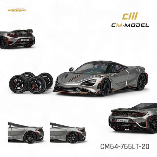 CM Model McLaren 765LT Silver Gray 1:64 - for just $34.99! 