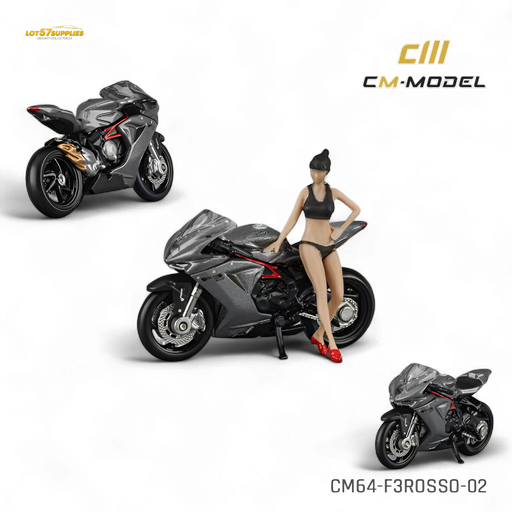 CM Model MV Agusta F3 Rosso - Metallic Gray 1:64 - for just $29.99! 