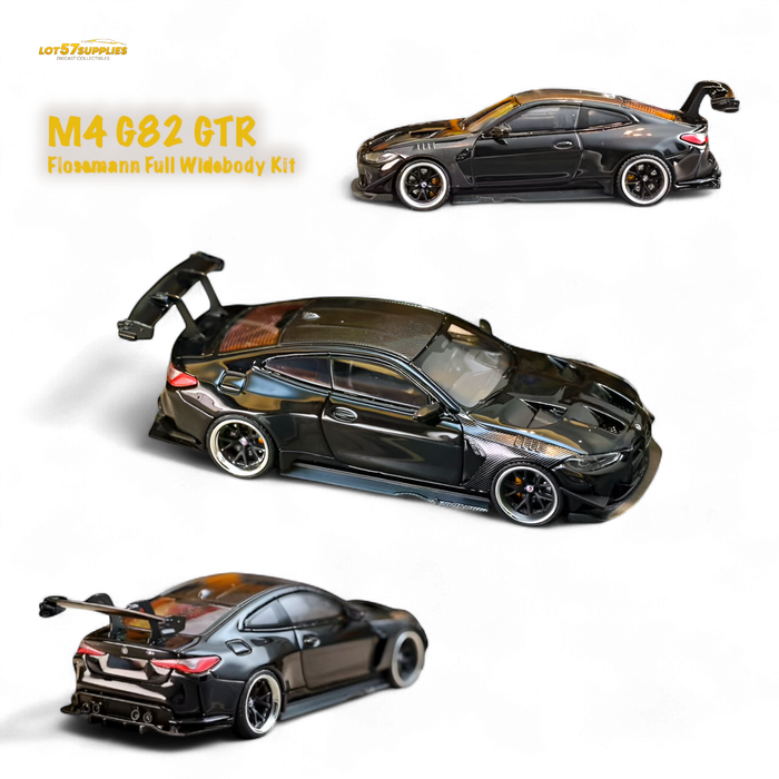 (Pre-Order) SW BMW M4 G82 Widebody Kit Bright Black 1:64 - for just $34.99! 