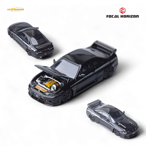Focal Horizon Nissan Skyline GT-R R33 Nismo 400R - Black 1:64 - for just $37.99! 