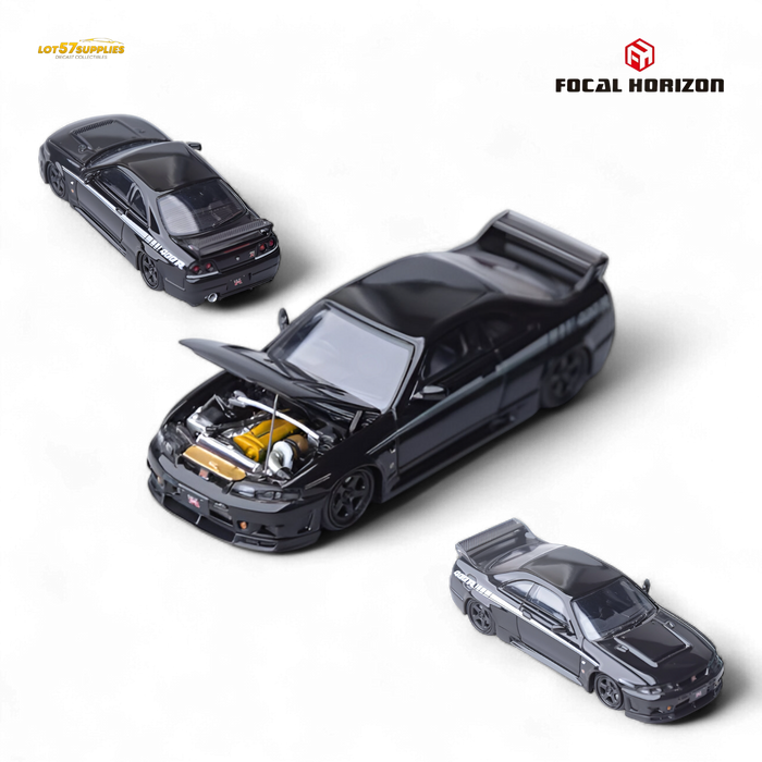 Focal Horizon Nissan Skyline GT-R R33 Nismo 400R - Black 1:64 - for just $37.99! 