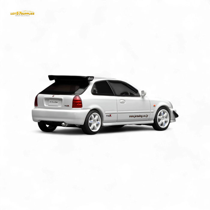 (Pre-Order) Motorhelix Honda Civic Type R EK9 J's Racing Livery White 1:64 - for just $34.99! 