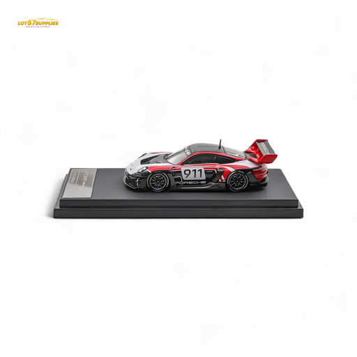 (Pre-Order) HKM Porsche 911 GT3 R Rennsport Red-White 1:64 - for just $36.99! 