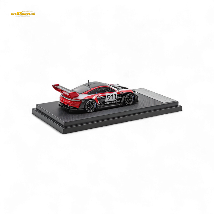 (Pre-Order) HKM Porsche 911 GT3 R Rennsport Red-White 1:64 - for just $36.99! 