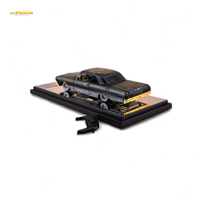 Fine Works64 Chevrolet Impala Lowrider Black Gold Livery 1:64 - for just $42.99! 
