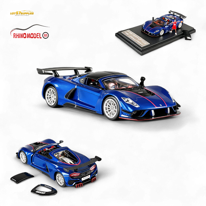 Rhino Model RM Hennessey Venom F5 Blue 1:64 - for just $34.99! 