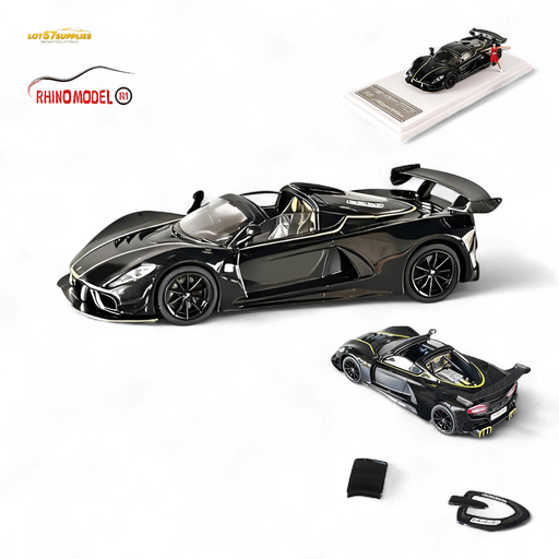 Rhino Model RM Hennessey Venom F5 Black 1:64 - for just $34.99! 