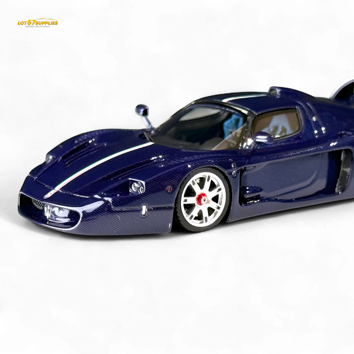 YM Model Maserati MC12 Stradale Corsa Blue Carbon 1:64 - for just $114.99! 