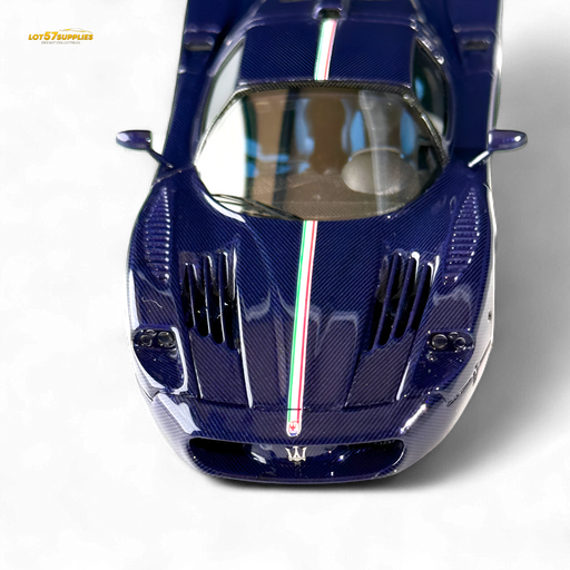 YM Model Maserati MC12 Stradale Corsa Blue Carbon 1:64 - for just $114.99! 