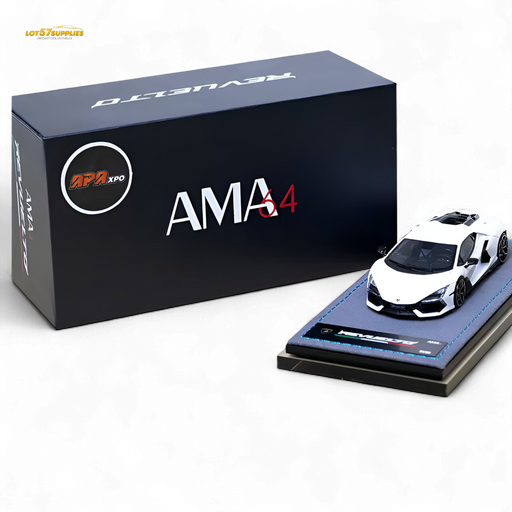 Ama64 Lamborghini Revuelto LB744 White 1:64 - for just $99.99! 