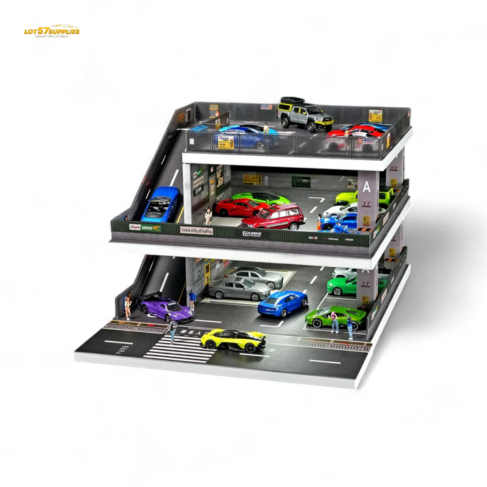 Shou Cang Jia Japanese Ramp Parking Lot 73449A 1:64 - for just $59.99! 