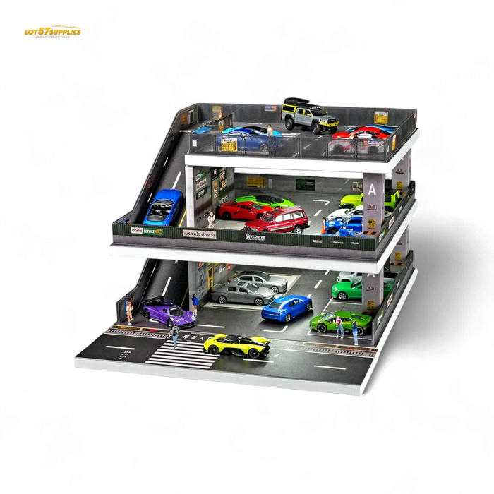 Shou Cang Jia Japanese Ramp Parking Lot 73449A 1:64 - for just $59.99! 