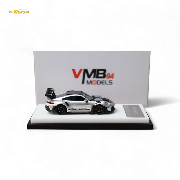 (Pre-Order) VMB Porsche 992 GT3 RS GT Silver 1:64 - for just $99.99! 