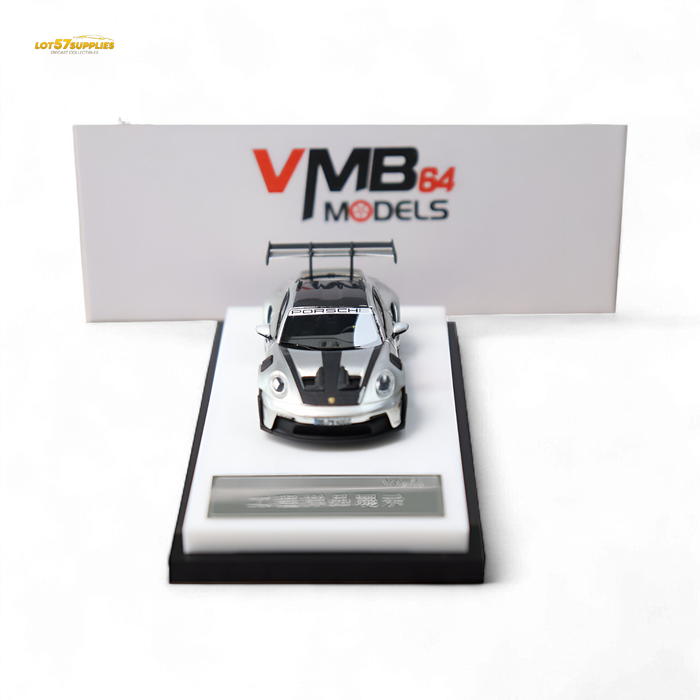 (Pre-Order) VMB Porsche 992 GT3 RS GT Silver 1:64 - for just $99.99! 