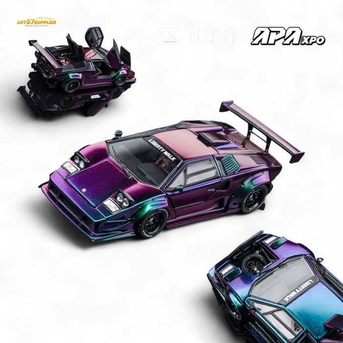 Topart Lamborghini Countach Liberty Walk Chameleon 1:64 - for just $74.99! 