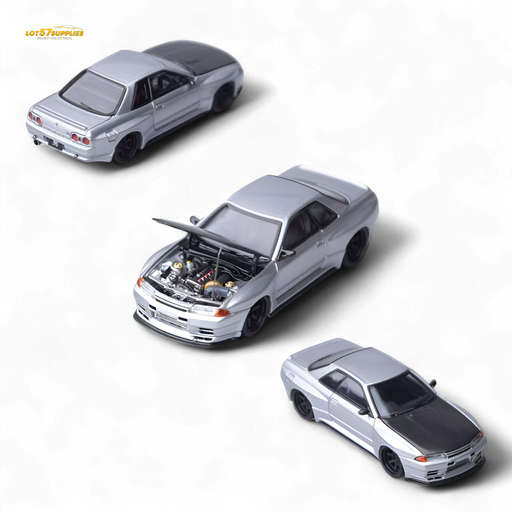 Focal Horizon Skyline GT-R R32 Silver Garage Active 1:64 - for just $39.99! 
