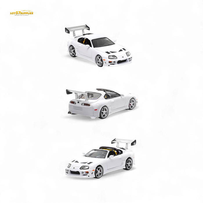 (Pre-Order) Fast Speed Supra Targa White 1:64 - for just $32.99! 