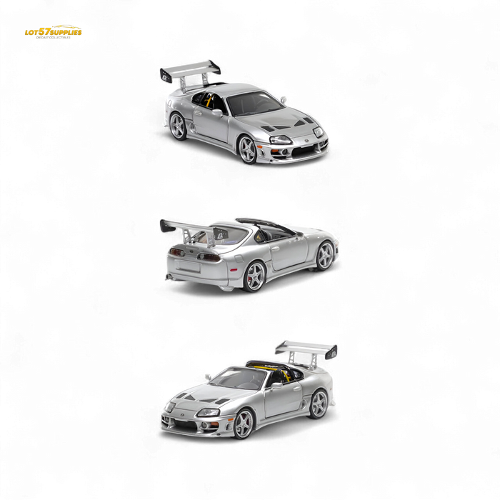 Fast Speed Supra Targa - Silver 1:64 - for just $32.99! 