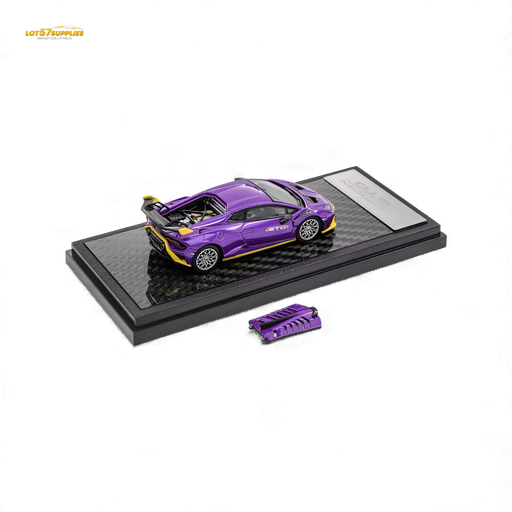 (Pre-Order) LCD Lamborghini Huracan STO Purple 1:64 - for just $39.99! 
